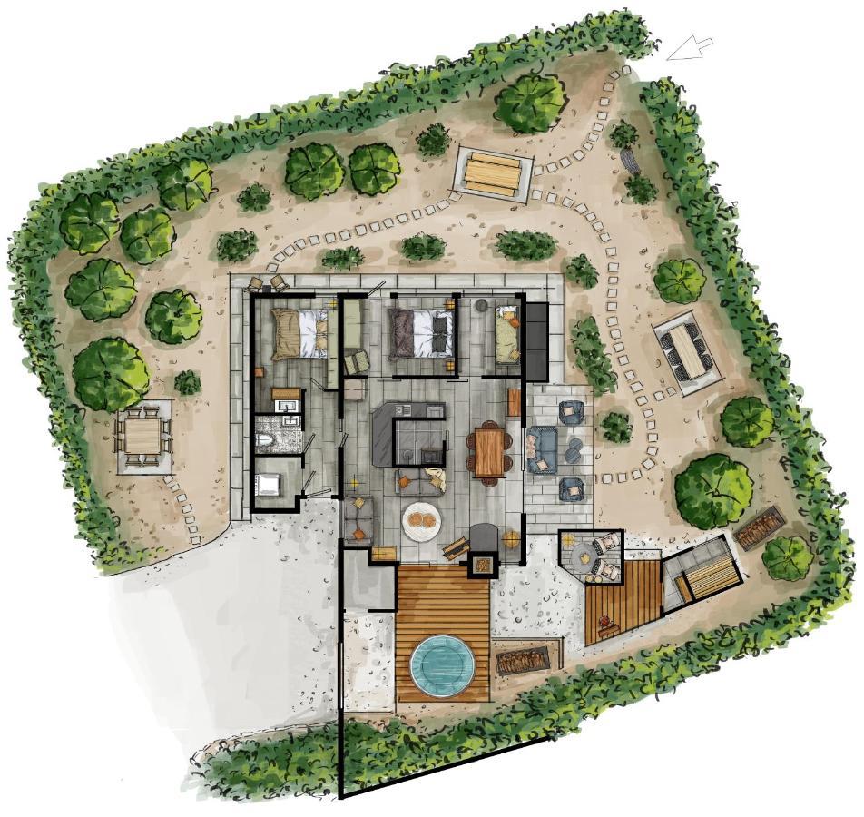 Lodge In Een Bosrijke Omgeving Met Hottub & Sauna Opt Rheezerveen Esterno foto